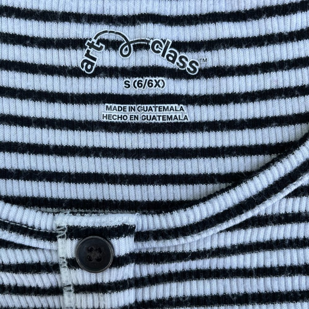 Striped Button up Tank Top - Picture 4 of 6
